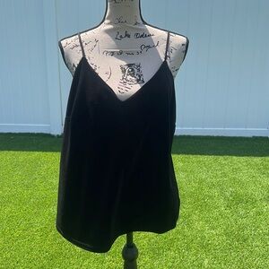 A New Day Target brand velvet cami. Women’s size large black